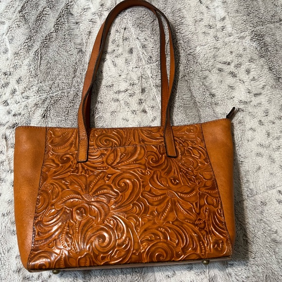 Patricia Nash Tooled Leather tote/purse. - Picture 1 of 5